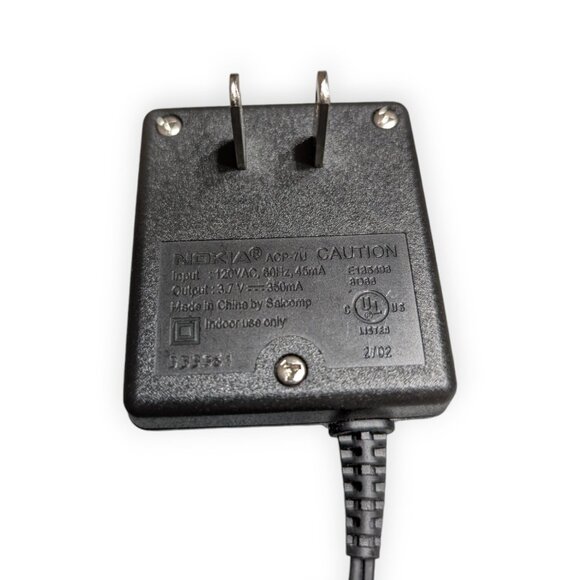 Genuine Nokia Phone AC ACP-7U Home Charger for 8260 6800 6220 3620 6120, Good - Picture 2 of 3